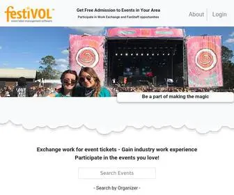 Festivol.net(FestiVOL Events) Screenshot