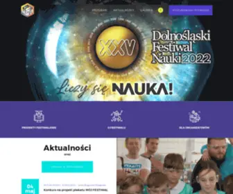 Festiwal.wroc.pl(Dolnośląski Festiwal Nauki) Screenshot