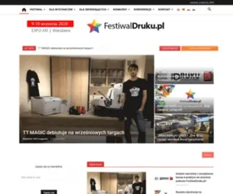 Festiwaldruku.pl(Festiwal Druku) Screenshot