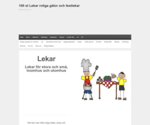 Festlek.se(100 st Lekar roliga gåtor och festlekar) Screenshot