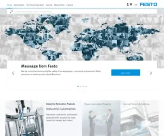 Festo.com(Festo Distribution page) Screenshot