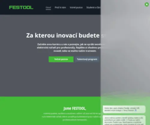 Festool-Kariera.cz(Festool kariera) Screenshot