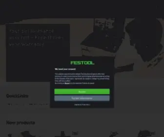 Festool.co.za(Festool South Africa) Screenshot