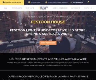 Festoonhouse.com.au(Outdoor Festoon Lights & Festoon Lighting) Screenshot