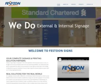 Festoonsigns.com(Best Printing and Signage Company in Dubai) Screenshot