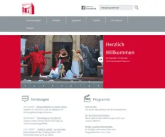 Festspiele-Neersen.de(Freilichttheater vor historischer Kulisse) Screenshot