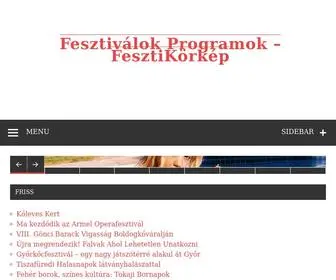 Fesztikorkep.com(Fesztiválok Programok) Screenshot
