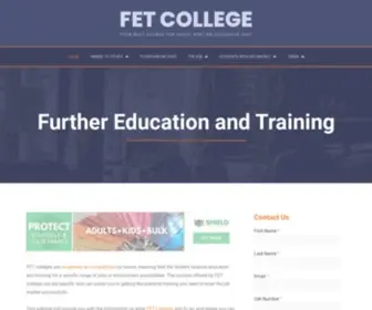 Fet-College.co.za(Further Education and Training) Screenshot