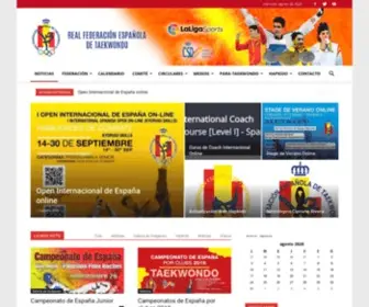 Fetaekwondo.net(Real Federación Española de Taekwondo) Screenshot