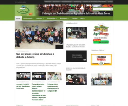 Fetaemg.org.br(Federação) Screenshot
