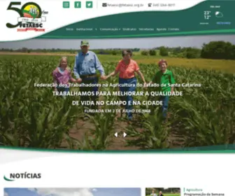 Fetaesc.org.br(Agricultura) Screenshot