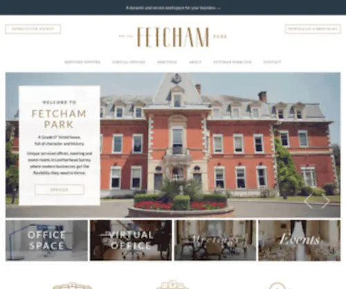 Fetchampark.co.uk(Offices, Meeting Rooms & Events in Leatherhead) Screenshot