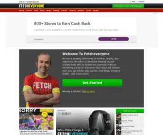 Fetcheveryone.com(Free training log and race listings for runners) Screenshot