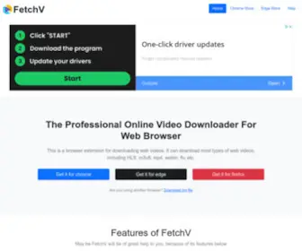 Fetchv.net(The Generic Video Download Browser Extension) Screenshot