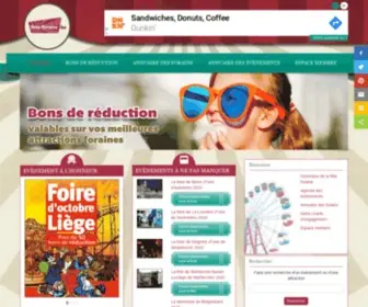 Fete-Foraine.be(Imprimez vos bons de réduction pour plus de 500 kermesses de Belgique) Screenshot