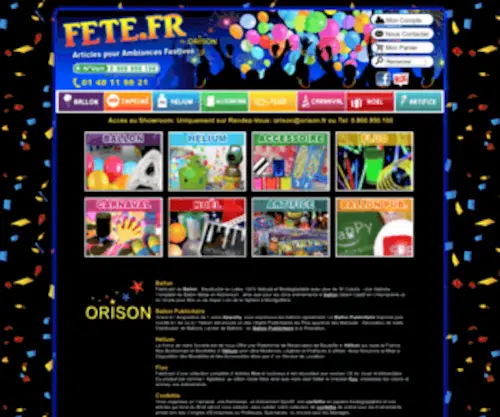 Fete.fr(Hélium) Screenshot