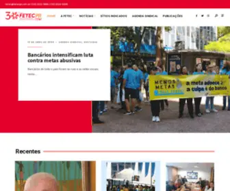 FetecPr.org.br(FETEC-CUT-PR) Screenshot