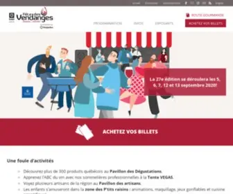 Fetedesvendanges.com(Fête des vendanges Magog) Screenshot