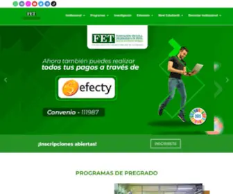 Fet.edu.co(Fet) Screenshot