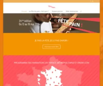 Fetedupain.com(Fête) Screenshot