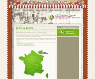 Fetes-ET-Foires.com(Fêtes) Screenshot