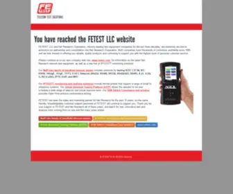 Fetest.com(Telecom Test Solutions) Screenshot