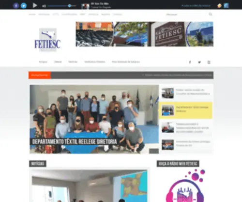 Fetiesc.org.br(Home) Screenshot