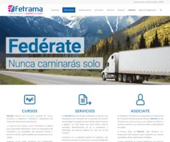 Fetrama.com(Federación Provincial de Transportes de Alicante) Screenshot