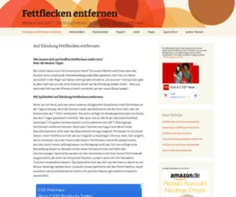 Fettflecken-Entfernen.de(Fettflecken Entfernen) Screenshot