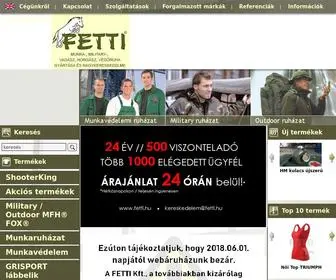 Fetti.hu(Munkaruha védőruha military vadász horgász) Screenshot