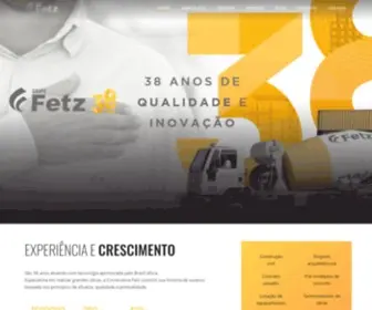 Fetz.com.br(Construtora Fetz) Screenshot