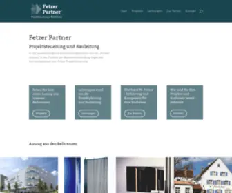 Fetzer-Projektsteuerung.de(Fetzer Projektsteuerung) Screenshot