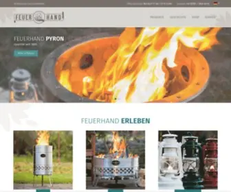 Feuerhand.de(Deutsche Marke für Terrassen) Screenshot