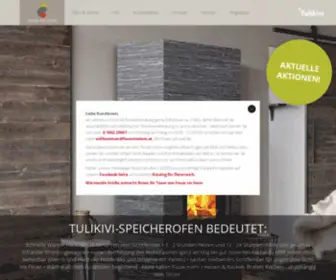 Feuerimstein.at(Tulikivi Specksteinöfen) Screenshot