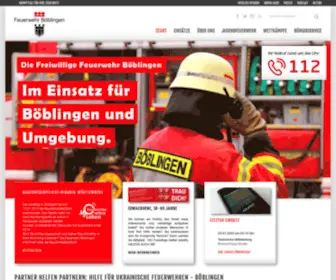 Feuerwehr-Boeblingen.de(Startseite) Screenshot