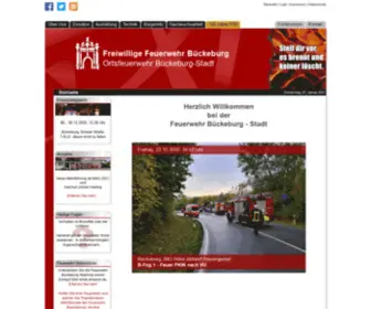 Feuerwehr-Bueckeburg.org(Feuerwehr Bueckeburg) Screenshot