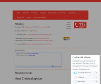 Feuerwehr-Diepoltskirchen.de(Alle Informationen über die FFW Diepoltskirchen) Screenshot