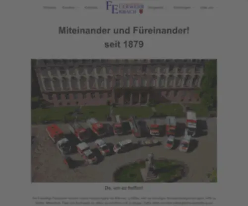 Feuerwehr-Erbach.de(Feuerwehr Erbach Odenwald) Screenshot