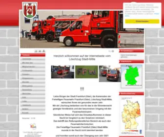 Feuerwehr-FFO.de(Freiwillige Feuerwehr Frankfurt (Oder)) Screenshot