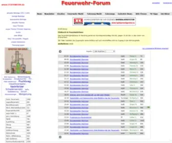 Feuerwehr-Forum.de(Feuerwehr-Forum auf www.FEUERWEHR.de) Screenshot