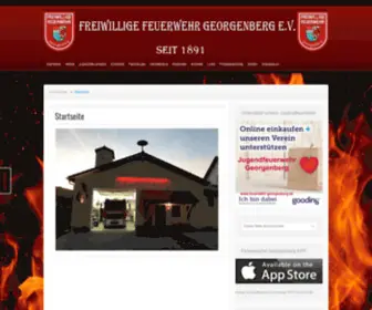 Feuerwehr-Georgenberg.de(Freiwillige Feuerwehr Georgenberg e.V) Screenshot