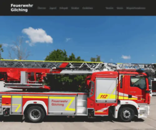 Feuerwehr-Gilching.de(100% Einsatz) Screenshot