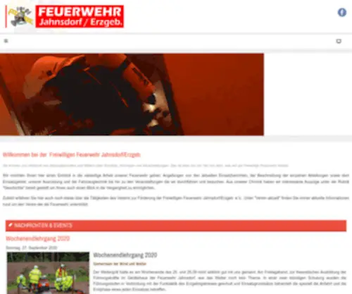 Feuerwehr-Jahnsdorf.de(Eine andere WordPress) Screenshot