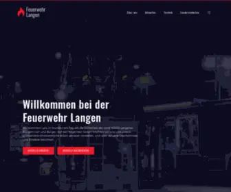 Feuerwehr-Langen.de(Feuerwehr Langen) Screenshot