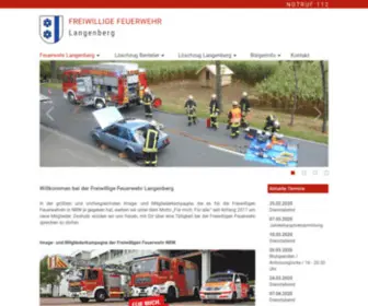 Feuerwehr-Langenberg.de(Freiwillige Feuerwehr Langenberg) Screenshot