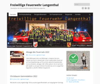 Feuerwehr-Langenthal.de(Freiwillige Feuerwehr Langenthal) Screenshot