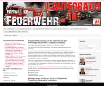 Feuerwehr-Lauterbach.de(Homepage der freiwilligen feuerwehr lauterbach (hessen)) Screenshot