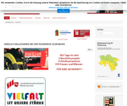 Feuerwehr-Oldenburg.de(Stadtfeuerwehrverband Oldenburg) Screenshot