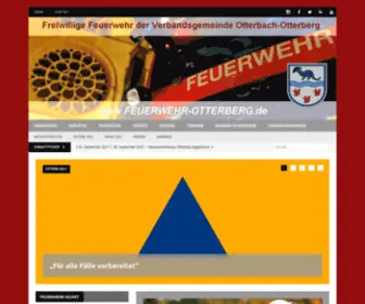 Feuerwehr-Otterberg.de(Offizielle Website der Feuerwehr der Verbandsgemeinde Otterbach) Screenshot