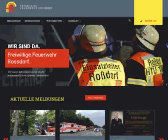 Feuerwehr-Rossdorf.de(Freiwillige) Screenshot